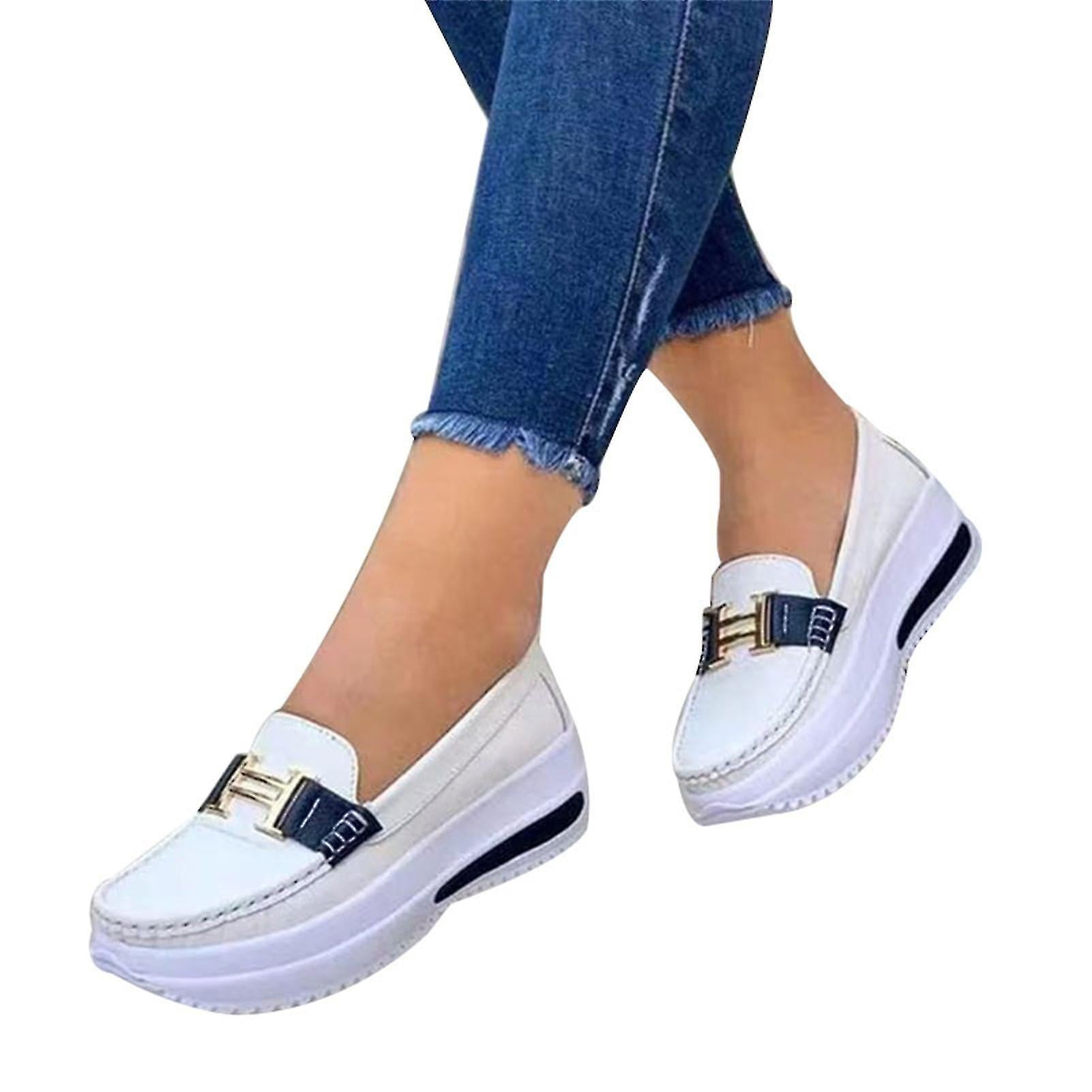 Comfortable Platform Loafers For Women 