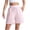 Pink, variant on Yuzhih Women's Cotton Sweat Shorts with Pockets Lounge Casual Shorts Soft High Waist Shorts for Summer with Pockets