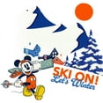thumbnail image 2 of Mickey & Friends Ski On Let's Winter Graphic T-Shirt, 2 of 3