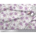 thumbnail image 2 of Soimoi Polyester Crepe Fabric Petals Floral Decor Fabric Printed Yard 42 Inch Wide, 2 of 3
