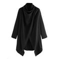 thumbnail image 2 of BAETEUY Men Cloak Coat with High Collar - Long Sleeve Street Style Windbreaker, 2 of 8