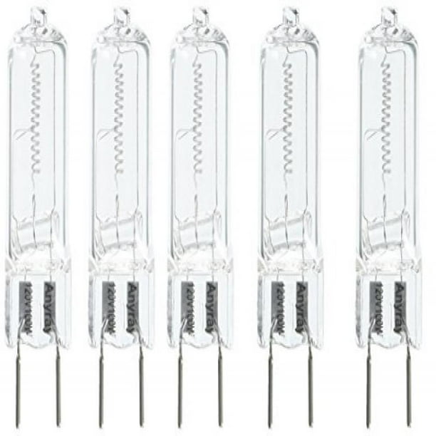 Anyray A1710Y (5)Pack G8 100W 100Watt 130 volt Halogen T4 Light GY8.6