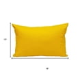 thumbnail image 6 of 12" X 18" Yellow Cotton Lumbar Throw Pillow, 6 of 6