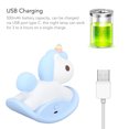 thumbnail image 3 of Luz Nocturna LED de Silicona Unicornio USB Recargable Portátil para Niños Lindo Caballo Bebé LED Animal Luz Nocturna Junto a la Cama con Temporizador para Guardería Dormir ANGGREK  Otros, 3 of 8