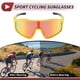 thumbnail image 3 of 1 juego de gafas de motocicleta anti-reflejo Triacetato de celulosa UV400 gafas de sol para deportes al aire libre para motocross, bicicleta de tierra, ATV, lente roja, marco rojo amarillo, 3 of 6