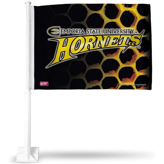 Rico NCAA Emporia State Version Car Flag 8 x 1 inch