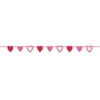 (5 pack) (5 Pack) 6.5' Paper Cut Out Valentine Heart Garland