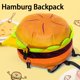 thumbnail image 3 of Guardurnaity Mochila divertida con forma de hamburguesa realista y queso, ideal para amantes de la comida, gran capacidad y exquisita. Mochilas, 3 of 6