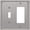 Brushed Nickel, variant on Amerelle 74TRBN Moderne Wallplate 1 Toggle / 1 Rocker Cast Metal Brushed Nickel 1-Pack