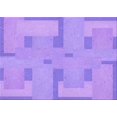 thumbnail image 1 of Ahgly Company Machine Washable Indoor Rectangle Transitional Bright Lilac Purple Area Rugs, 2' x 5', 1 of 7