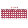 thumbnail image 2 of Unique Bargains Wall Sticker Self-stick PVC Heart Shape for Room Bedroom Fuchsia 65pcs, 2 of 7
