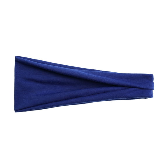 Prolriy Bandana Headbands for Women, Women Casual Leisure Sports Solid Color Yoga Hairband Sports Elastic Sweat Absorbent Headband Hairband Hair Accessories for Women Blue One Size
