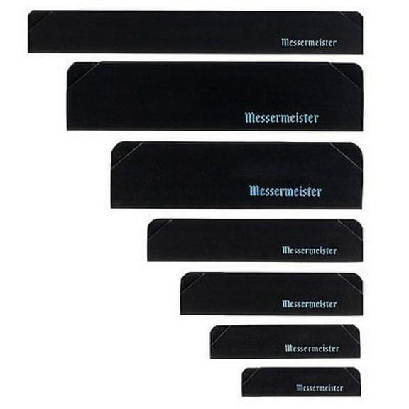 Messermeister Knife 7 Piece Edge-Guard Set, Black