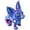 Blue and red, variant on AOOOWER 3D Printed Foxes Realistic Hairless Foxes Figurines Statues Table Ornament Gift