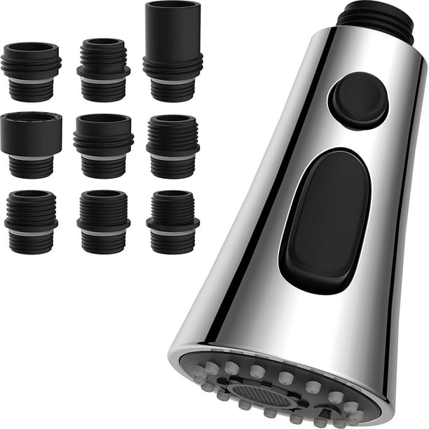 Hibbent Kitchen Faucet Head Replacement, Pull Down Kitchen Spray Head