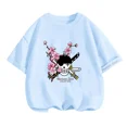 thumbnail image 3 of Camiseta de una pieza de Anime para adolescentes, camisetas de manga corta de verano, ropa para niños, camisetas de Luffy para niñas, camisetas de Sonic, 3 of 5