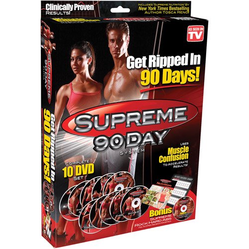 6 Day Supreme 90 day workout videos with Comfort Workout Clothes