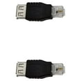 thumbnail image 3 of mmirethe Adaptateur Pratique USB 0 USB Femelle vers RJ11 pour Connexions, Convivial, ABS USB 2.0 USB - Femelle vers RJ11, Matériaux, Ensemble de 2, 3 of 6