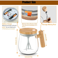 thumbnail image 7 of Automatic Self Stirring Mug, Coffee Milk Mixing Cup, Magnetic Stirring, Stainless Steel Electric Blender, 400ml (Brown,301-400ml), 7 of 7