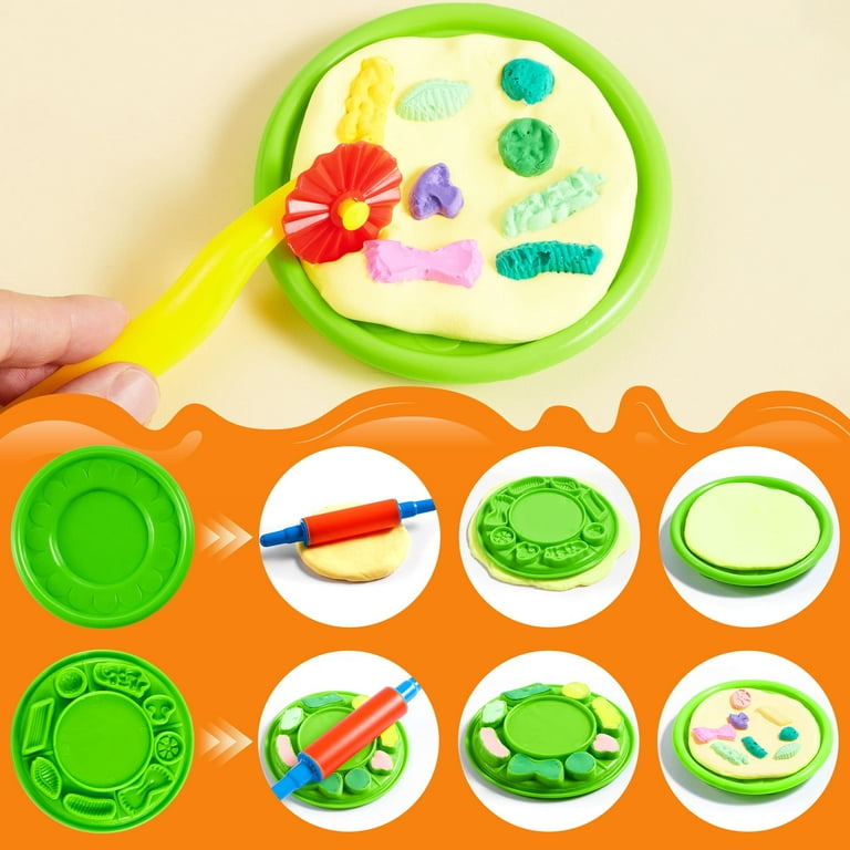 Dough Tools Kit,41 Pcs Set of Playdough Tools and cutters, play dough Molds  Play Dough Tools Accessories Educational Toy Gift Set – TopToy