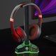 thumbnail image 4 of Soporte para auriculares para juegos de escritorio con base LED Soporte para auriculares para juegos para todos los auriculares, 4 of 5