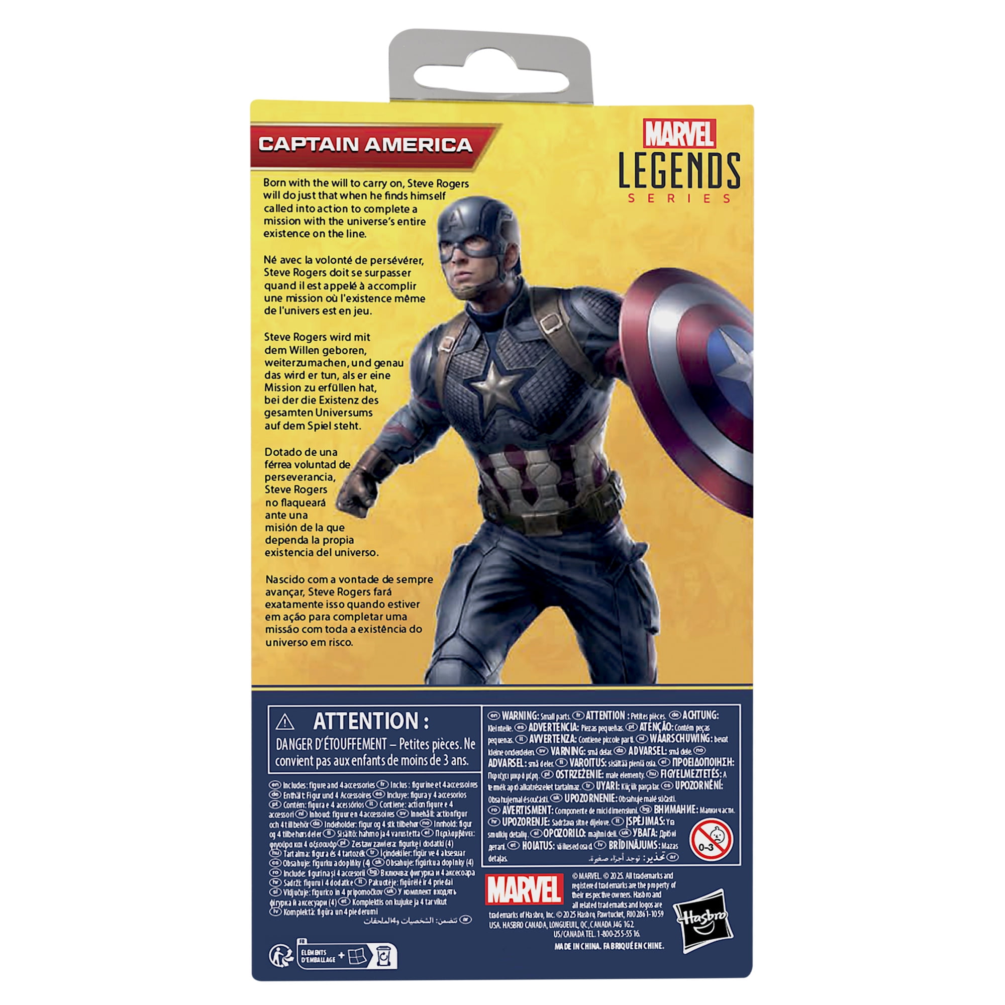 Marvel Legends Series Captain America, Avengers: Endgame Collectible 6 Inch Action Figure