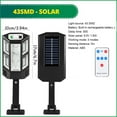 thumbnail image 5 of 2 Pack Solar Street Lights, Outdoor Street Lamps Motion Sensor, Dusk to Dawn Solar Lights, Street Security Lighting for Home Garden Patio Yard, 5 of 6