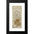 thumbnail image 2 of Hanegawa Chincho 8x14 Black Modern Framed Museum Art Print Titled - Flower Wagon (C. 1730), 2 of 5