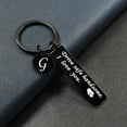 thumbnail image 4 of czcpp-Drive Safe Keychain 26 Letters Keychain Gifts for Boyfriend Couple Husband Dad Birthday Valentines Day Gifts, 4 of 4