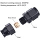 thumbnail image 4 of Speravity 2 bolsas de junta de tubería de aceite rotativa resistente y duradera negra para piezas automotrices Junta de adaptador de tira de Vehículos, repuestos y accesorios Mis, 4 of 6