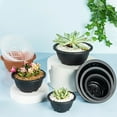 thumbnail image 5 of JHGoosa Plastic Pots For Plants With Saucers Indoor Set Of 1 Plastic Planters Modern Flower Pot With Hole For All House Plants Herbs Flowers And Seeding Nursery, 5 of 5