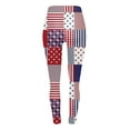 thumbnail image 6 of Rovga Women Yoga Long Pants Casual Fourth Of July Independence Day Printed Sports Leggings Long Pants, 6 of 6