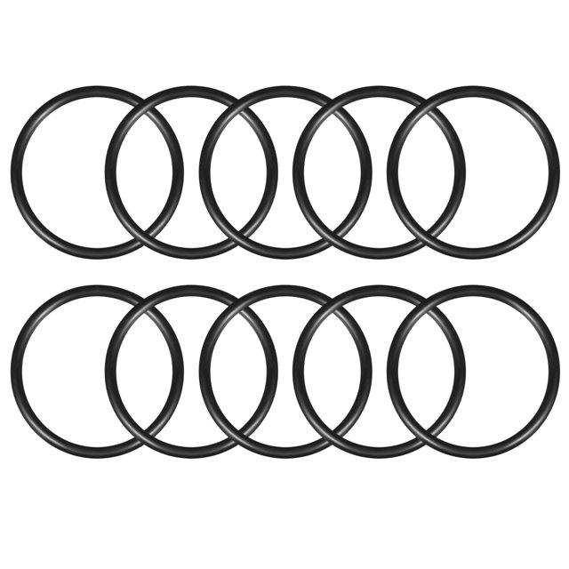 Unique Bargains O-Rings Nitrile Rubber 60mm x 70mm x 5mm Seal Rings Sealing Gasket 10pcs