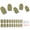 Pickle, variant on Nail Polish Sticker Waterproof Solid Color Adhesive Strip Semi-cured Gel Decoration-pickle