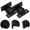 thumbnail image 2 of 12 Set False Front Cabinet Clips Plastic Bracket Fake Drawer Clips False Drawer Front Clips For Wall Cabinet Installation Support, 2 of 8