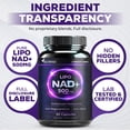 thumbnail image 6 of Nutri Nation Liposomal NAD 500mg Nicotinamide Adenine Dinucleotide Supplement Anti-Aging and Cell Regeneration 60 Capsules, 6 of 9