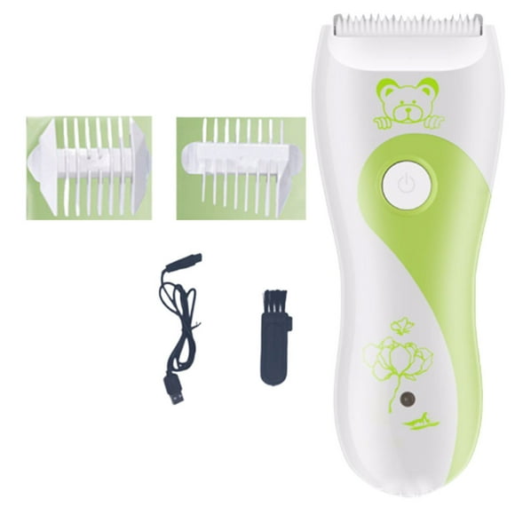 1 juego de recortadora de pelo automática para bebés con carga, cortadora de pelo silenciosa, afeitadora segura para bebés (normal)