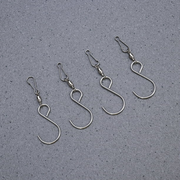  10pcs Swivel S Hooks Clips Hanging Wind Spinners for