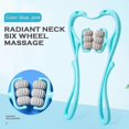 thumbnail image 4 of Hand Massage Roller Neck Shoulder Dual Trigger Point Self Massager Pressure Relief, 4 of 5