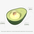 thumbnail image 4 of Difusor de aceite esencial de aguacate creativo mejorado, quemadura antiseca inteligente, humidificador por ultrasonido, luz nocturna de ambiente junto a la cama, 4 of 5