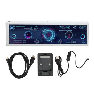 PC CPU Moniteur de données, Monitor de temps d'ordinateur 8.8 1 cm IPS 60Hz Rafraîchir le taux d'arrêt automatique pour le châssis