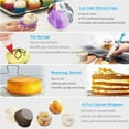 thumbnail image 4 of Mistaha Complete 216-Piece Cake Decorating Kit with Rotating Turntable, Piping Bags, Tips, Spatulas, Muffin Cups, Flower Nail, Scissors, and More, 4 of 7