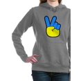 thumbnail image 1 of CafePress - Ukrainian Flag Peace Sign Ukraine Nativ Sweatshirt - Pullover Hoodie, Classic & Comfortable Hooded Sweatshirt, 1 of 1