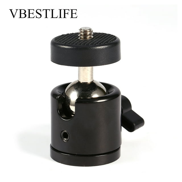 Ballhead Stand, Anti-Skid 360° Firm Tripod Heads Black For Video For Photography