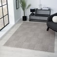 thumbnail image 2 of LR Home Astra 7'10" x 9'10" Gray Trellis Plush Indoor/Outdoor Area Rug Rug, 2 of 8