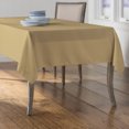 thumbnail image 2 of LA Linen Polyester Poplin Rectangular Tablecloth 60 by 144-Inch, Taupe, 2 of 2