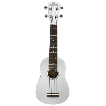Melokia Soprano Ukulele - Wild White