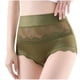 thumbnail image 4 of Puntoco Ropa interior para mujer, calzoncillos de color liso para mujer, calzoncillos cómodos con ventilación y encaje, calzoncillos abdominales de cintura alta, 4 of 4