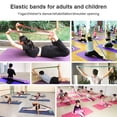 thumbnail image 3 of Wosthever Cinturón de estiramiento portátil Yoga deportes gimnasio entrenamiento banda de resistencia ejercicio flexibilidad entrenamiento Type2 NO2, 3 of 6