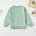 thumbnail image 3 of 3T Toddler Baby Girls Clothes Baby Girls T-shirt Tops Long Sleeve Round Neckline Solid Color 3-4T Girls Fall Winter T-shirts Tops Green, 3 of 6
